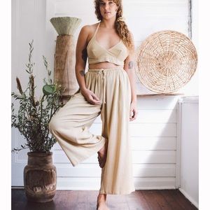 Hemp Temple Hemp/cotton Dali Mustard Pants